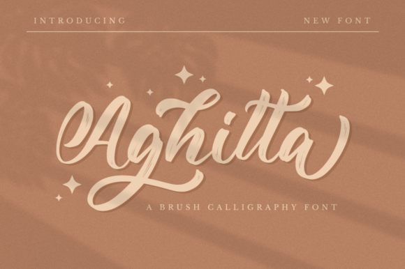 Aghitta: A Flowing Script for Creative Projects