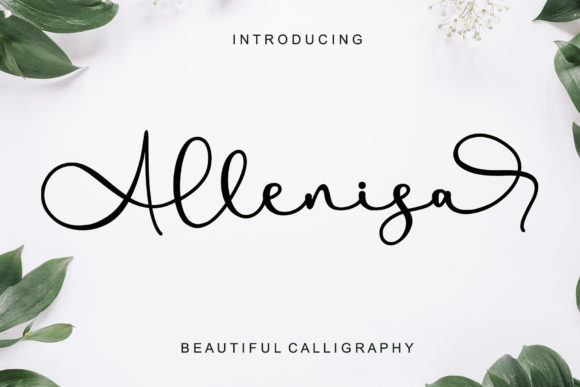 Allenisa: A Refined Script Typeface for Modern Branding Projects