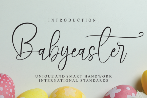 Babyeaster: A Delicate Script Font