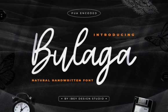 Bulaga: A Stylish Script Font for Web Design