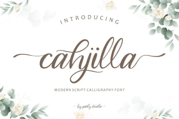 Cahjilla: A Delicate Script Font