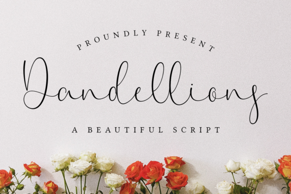 Dandellions Font: Elegant Script for Creative Makers