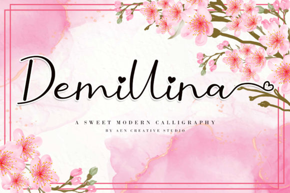 Demillina: A Script Font for Elegant Web Design