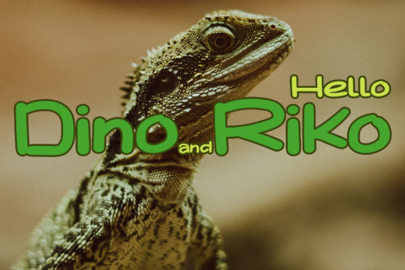 Dino Riko: A Playful Script Font