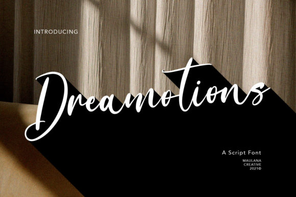 Dreamotions: A Script Font for Elegant Branding