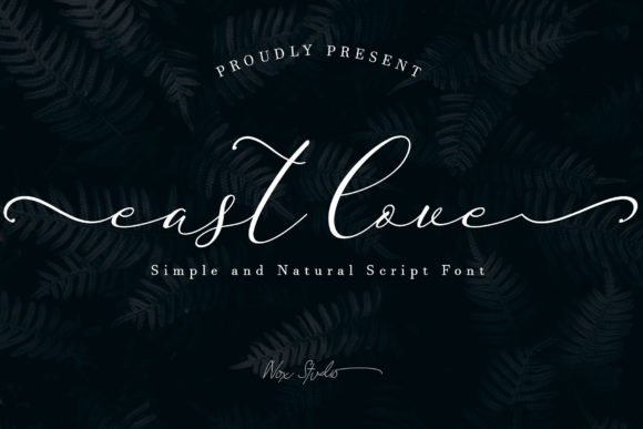 East Love: A Whimsical Script Font for Web Design