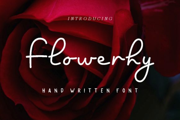 Flowerhy: A Delicate Script Font