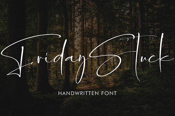 Friday Stuck: A Stylish Script Font