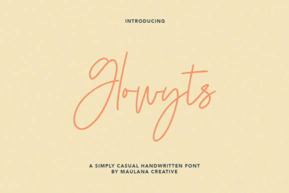 Glowyts: A Stylish Script Font