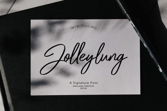 Jolleylung: A Stylish Script Font