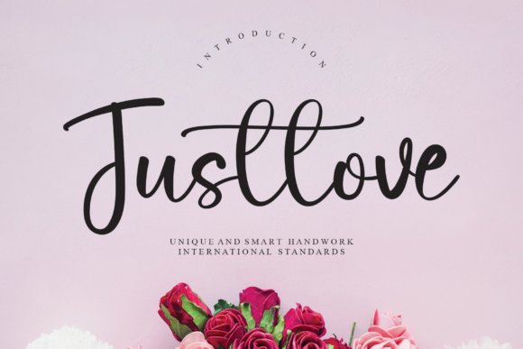 Justlove: A Whimsical Script Font