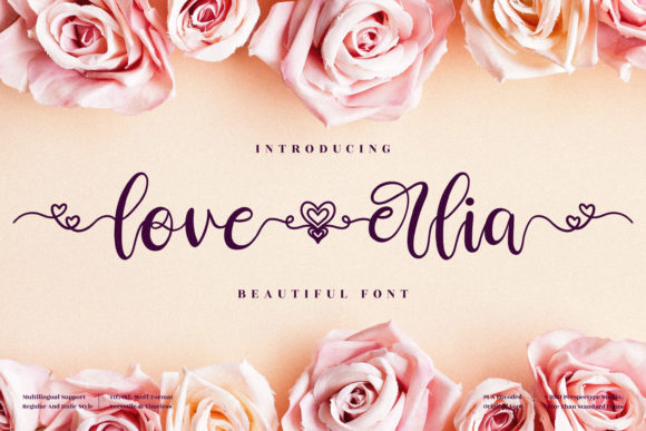 Love Erlia: A Script Font for Real Design Work