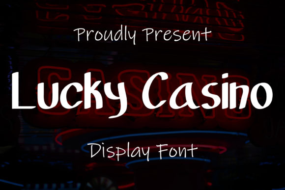 Lucky Casino Font for Creative Projects