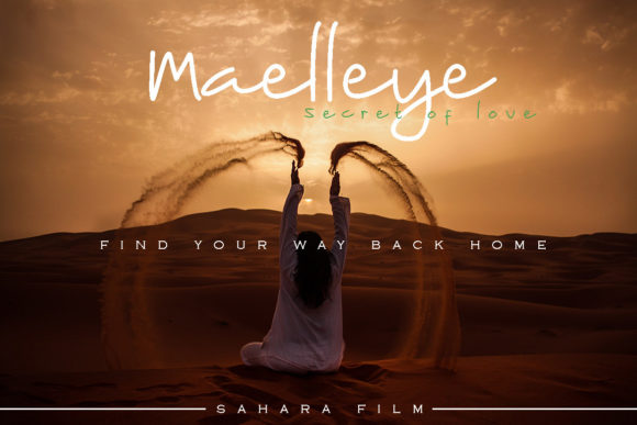Maelleye: A Flowing Script Font for Creative Projects