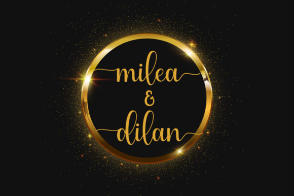 Milea Dilan: A Romantic Script Font