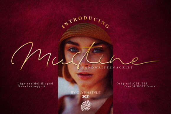 Mustine: A Script Font for Elegant Web Design