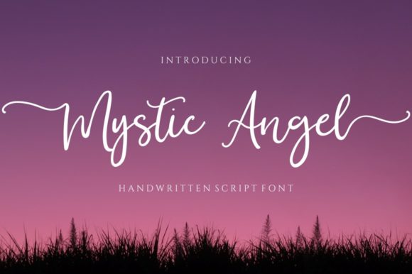 Mystic Angel Font: Elegant Script for Digital Marketing