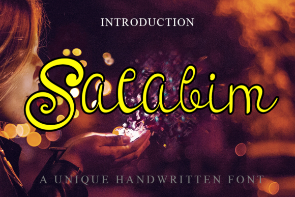 Salabim: A Charming Script Font