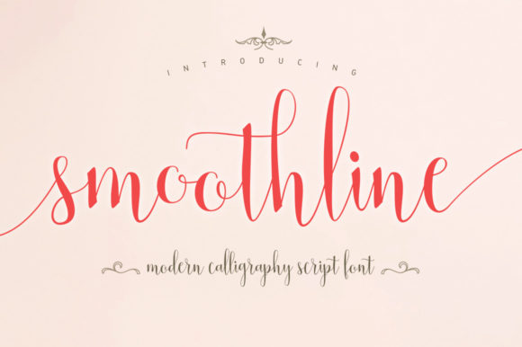 Smoothline: A Script Font for Web Design