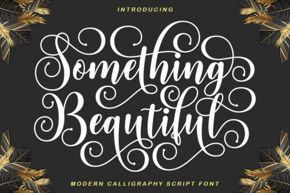 Something Beautiful: A Script Font Review