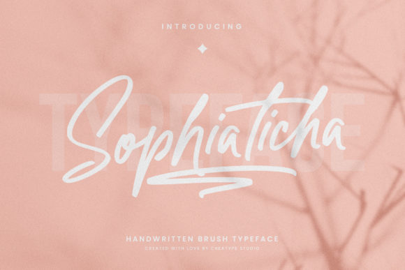 Sophiaticha: A Relaxed Script Font