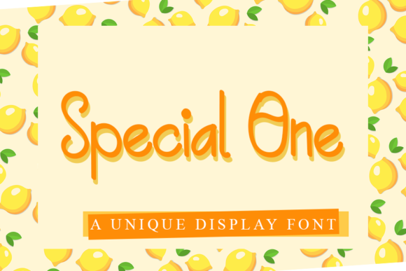 Special One Font: Chic Script for Creative Projects
