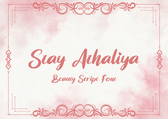 Stay Athaliya Font Review: A Sophisticated Script for Creative Branding