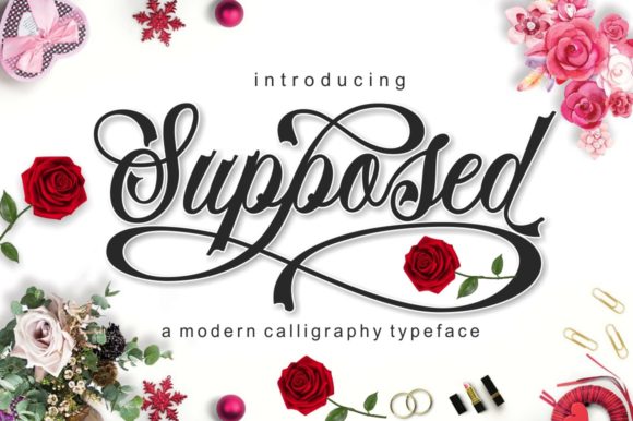 Supposed Font: Elegant Script for Web Design