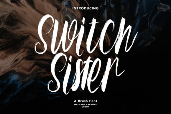 Switch Sister Font for Creative Crafts