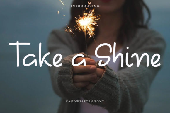 Take a Shine Font for Web Design