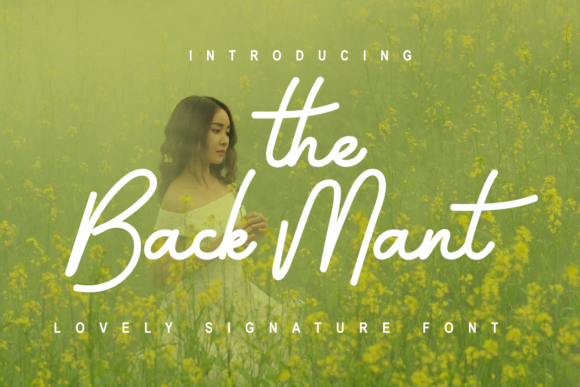The Back Mant: A Script Font for Elegant Web Design