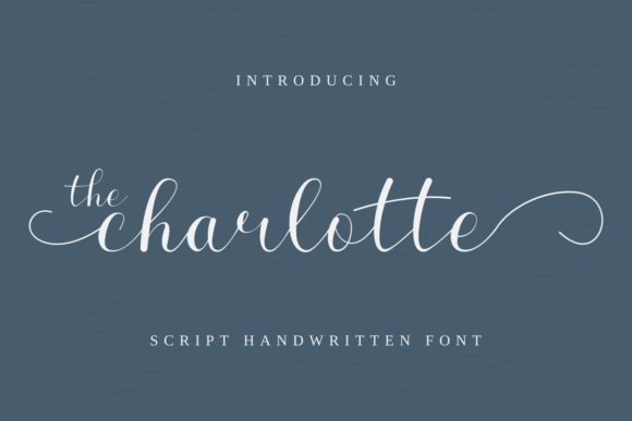 The Charlotte: A Script Font for Web Design