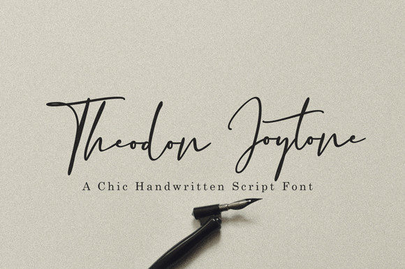 Theodon Joytone: A Script Font for Real Projects