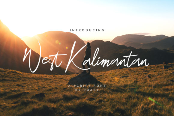 West Kalimantan: A Script Font for Real-World Design
